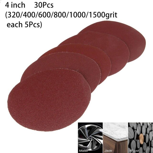 30 Disques De Ponçage Grain 5000/7000/10000 - Uxcell, Pour Polissage Fin