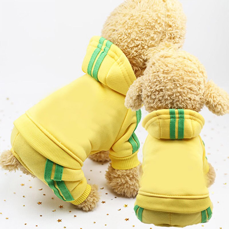 Adidog Dog Clothes Thick Overalls for Dogs Winter Pet Dog Clothes for Small Dogs Puppy Jumpsuit Cat Clothing Tracksuit for York
