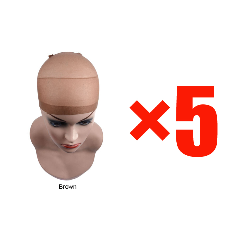 Red elástica para el cabello para mujer, gorro tejido con forro negro, redes para el cabello cómodas, gorro de peluca de rejilla con extremo abierto,: Multicolor