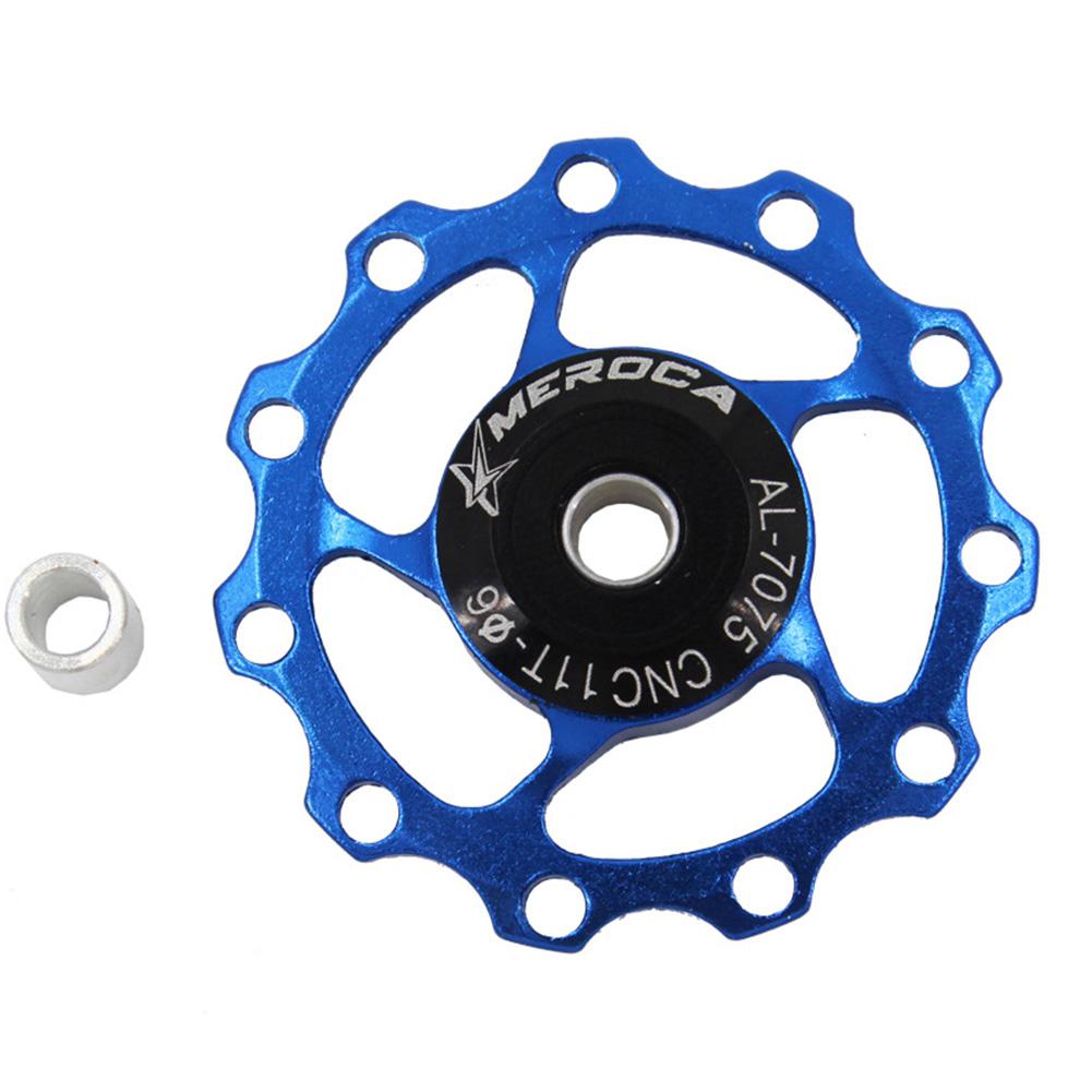 11T/13T Aluminium Mtb Mountainbike Fiets Achterderailleur Pulley Jockey Wiel Racefiets Gids Roller voor 7/8/9/10 Speed: 11T blue