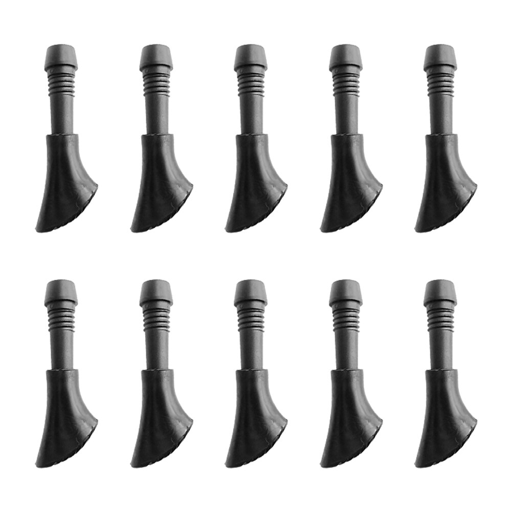 10pcs Anti-slip Trekking Pole Tip Protector Portable PVC Climbing Hiking Walking Stick Cover Pads