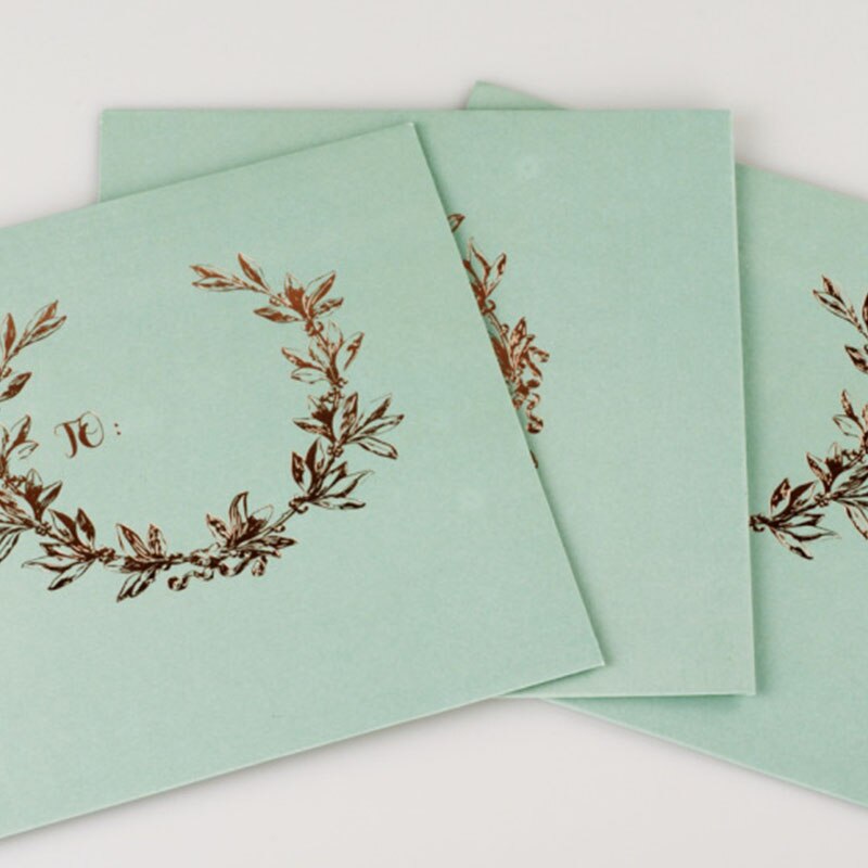 Envelopes High-end Western Style Stamping Retro Kraft Paper Envelope Business Invitation Wedding Invitation Postcard Mailer