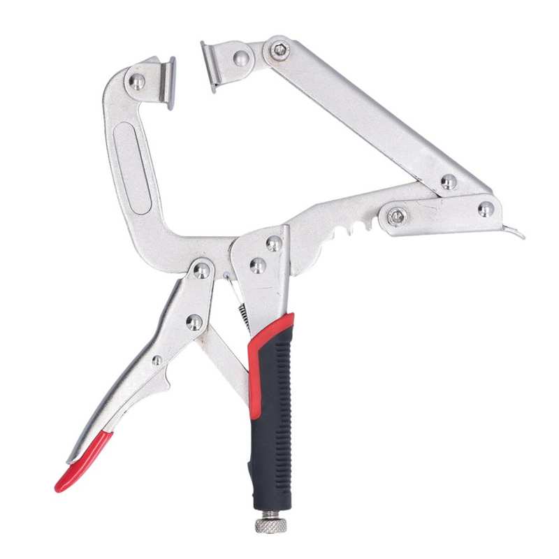 C Clamp Locking Pliers 4 Gear Adjustable Large Opening Clamping Tool for Woodworking Locking Face Clamp