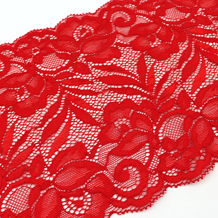 15cm Soft Elastic Floral Pattern Lace Ribbon DIY Crafts Supplies Lace Tape Dress Clothing Top Bra Decoration White Lace Trimming