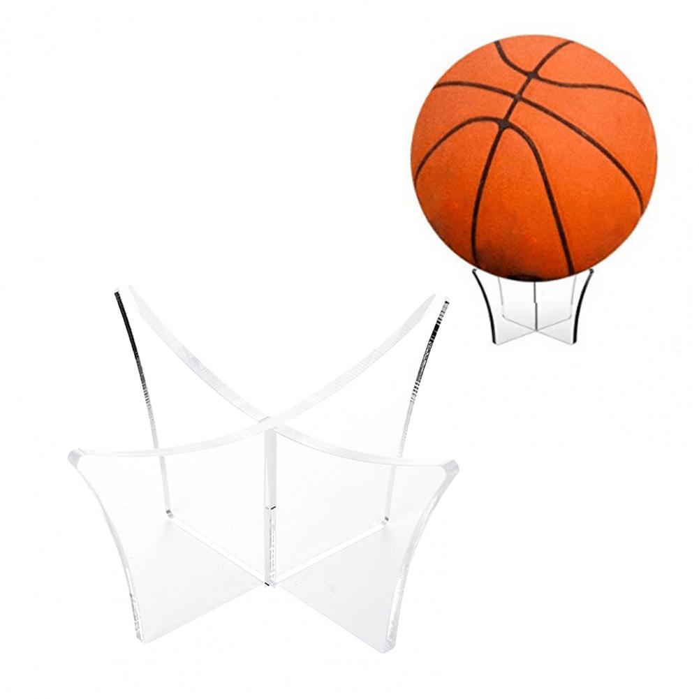 Exquisiter fußball-displayhalter, transparenter, einfach zu montierender acrylballständer