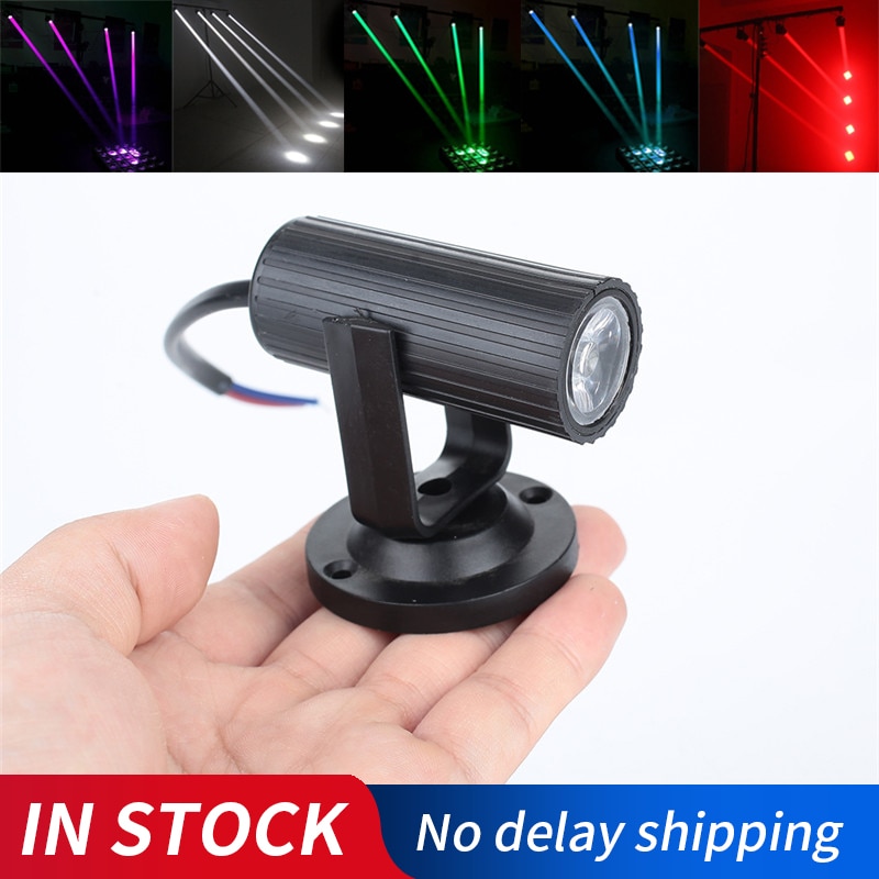 1W RGBW LED Stage Verlichting PinSpot Beam Spotlight Professionele DJ Disco Party KTV Backlight Stage Licht