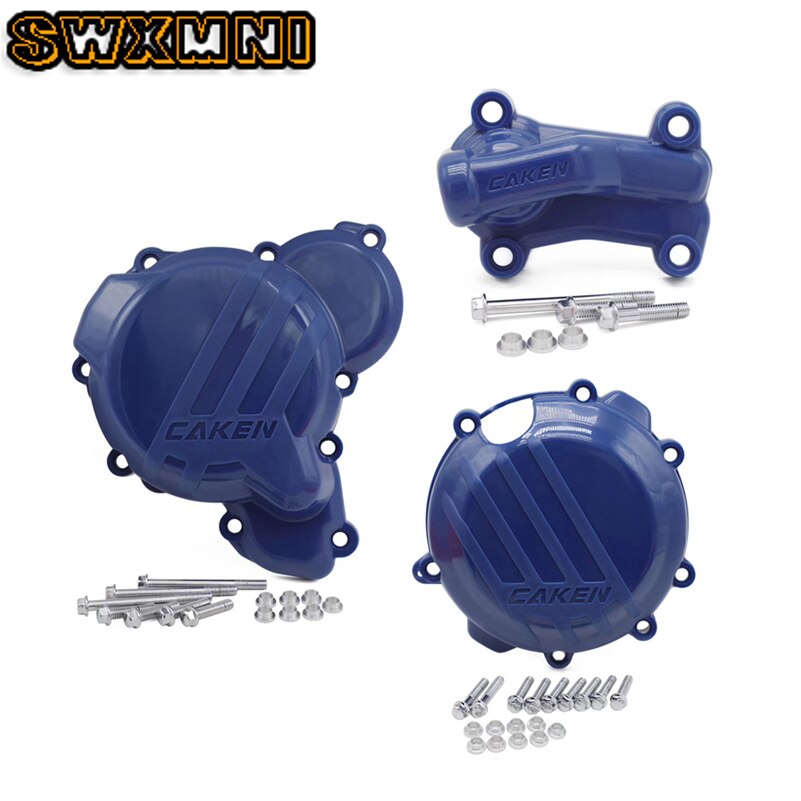 Kupplung Schutz Wasserpumpe Abdeckung Zündung Schutz Für Husqvarna TE TC TX 250 250i 300 300i TE250 TE250i TE300 TE300i -: Blau