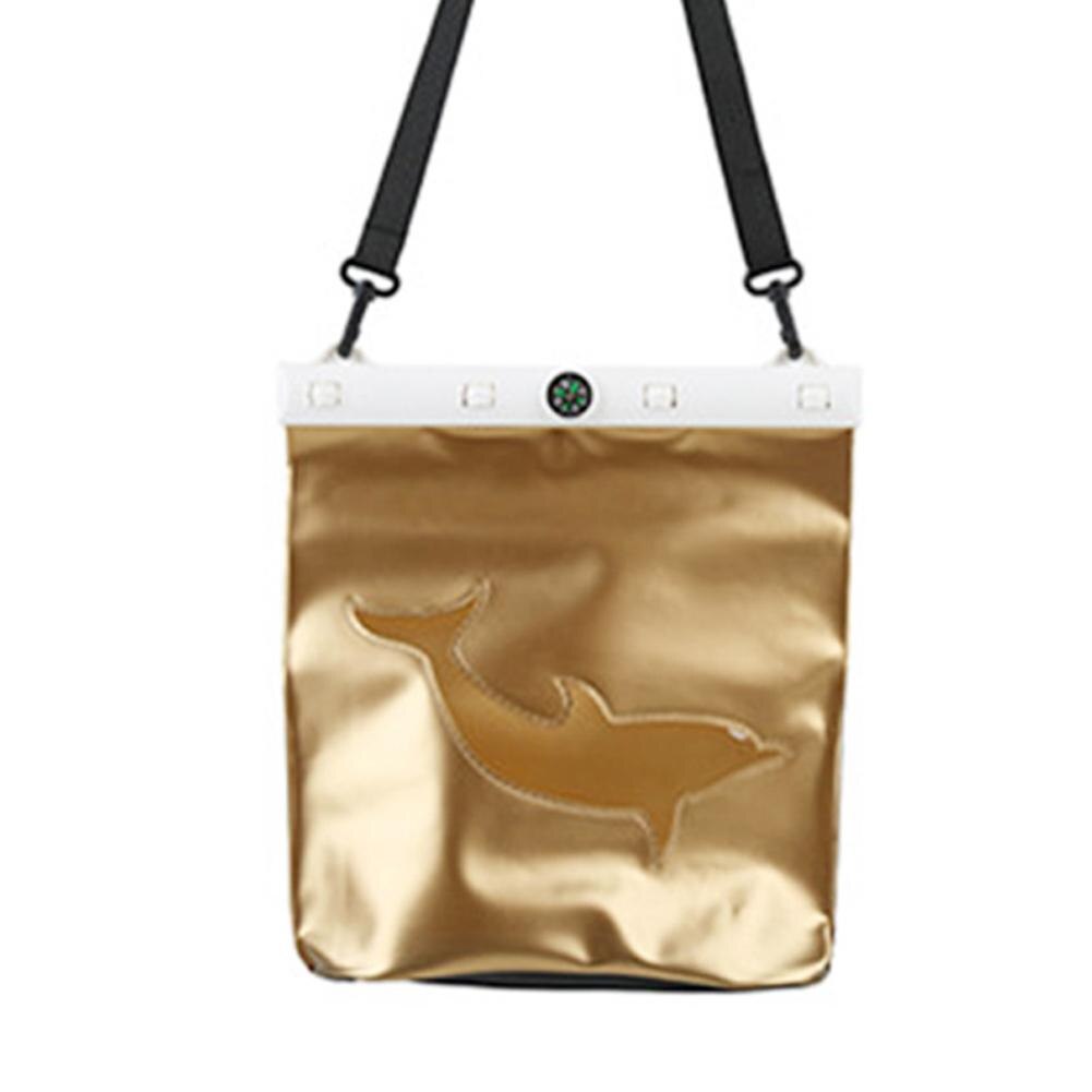 HiMISS Wasserdichte Beutel Tauchen Schwimmen Wandern Trockenen Tasche Ich bin Freien Reise Große Schutt Wasserdichte Tasche: Gold