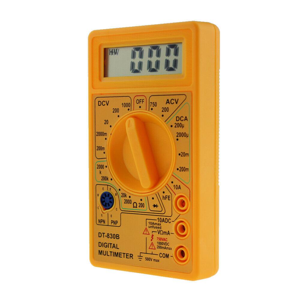 LCD Digital Multimeter DT830B with AC/DC 750/1000v... – Grandado