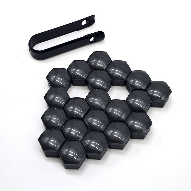 20 pezzi tappi per dadi ruota per auto copertura di protezione bulloni ruota tappi antiruggine mozzo per pneumatici auto vite dado bullone copertura decorazione esterna auto: M12x1.5 / bianca