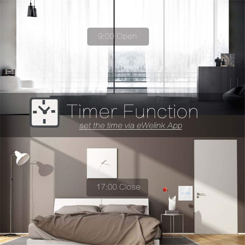 Us eu wifi smart gardinafbryder tuya smart life til elmotoriseret rullegardin jalousi fungerer med alexa google home