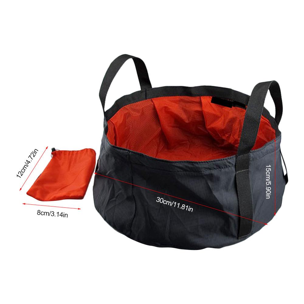 Portable Outdoor Travel Foldable Folding Camping Washbasin Basin Bucket Bowl Sink Washing Bag Water bucket