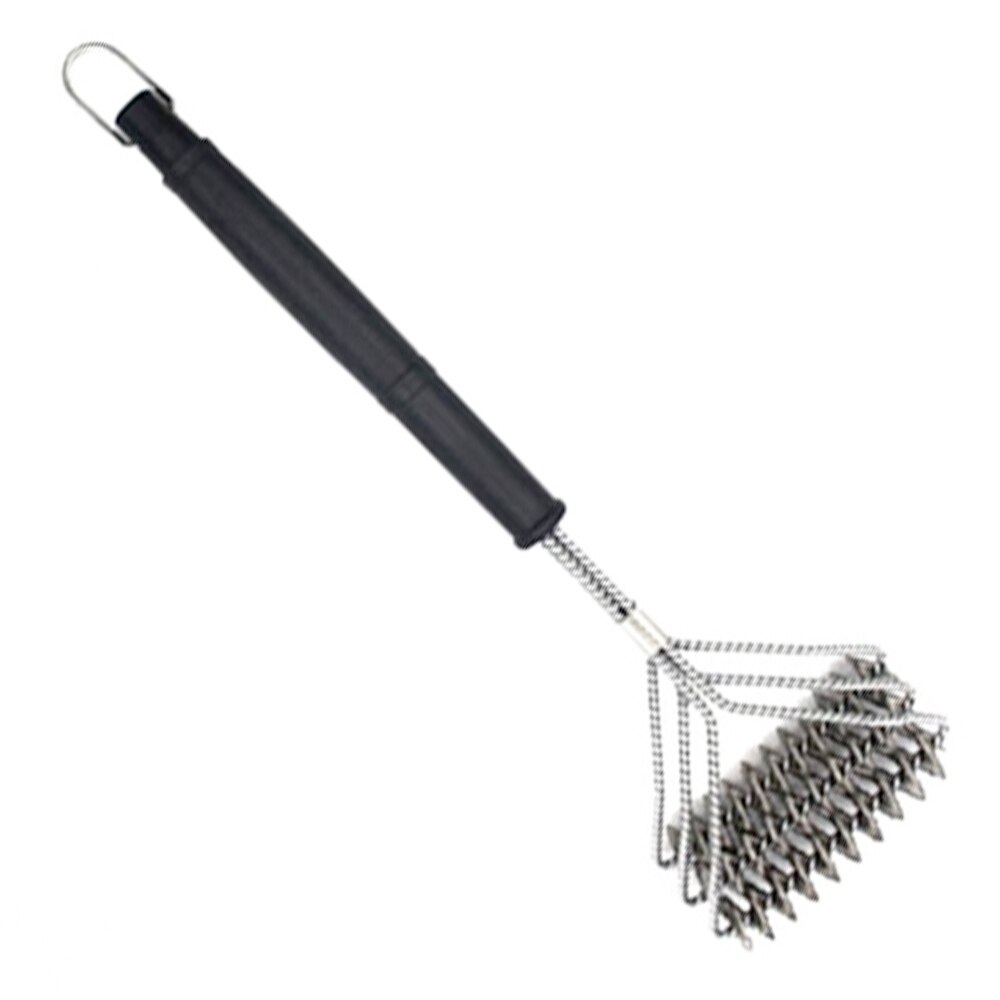 BBQ Brush Tool Convenient 201 Stainless Steel Wire Barbecue Cleaning Brush Cooking Economic 201 Stainless Steel Wire