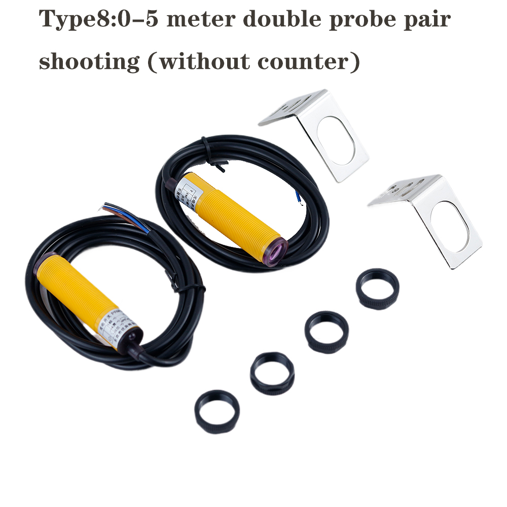 LED Digital Large Screen Electrostatic Induction Counter Infrared Automatic Production Line Pipeline Counting Electronic Counter: Blue