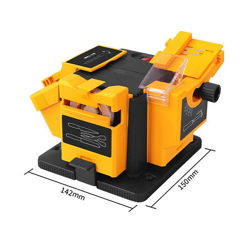 96W/65W 3 in1 Multifunction Knife Sharpener Electric Drill Sharpening Machine Kitchen Knife Sharper Grinding Sharpener US EU
