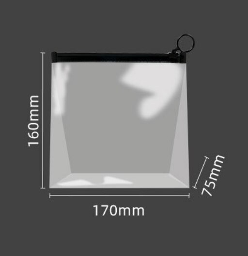 Frauen Klar Schwimmen Taschen Wasserdichte PVC Lagerung Taschen Sport Reise Veranstalter fallen Schlecht Waschen Tasche transparent Kleidung Tasche: L