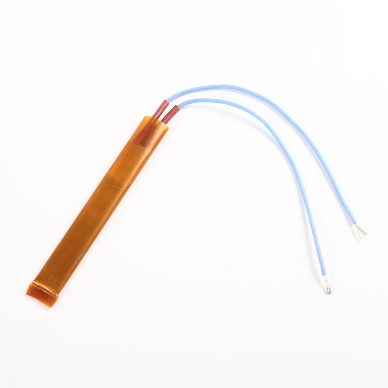 Élément chauffant 100x15mm 12V 24V 110V 220V PTC, Thermostat Constant, thermistance isolée, Film chauffant en céramique, 100x15mm