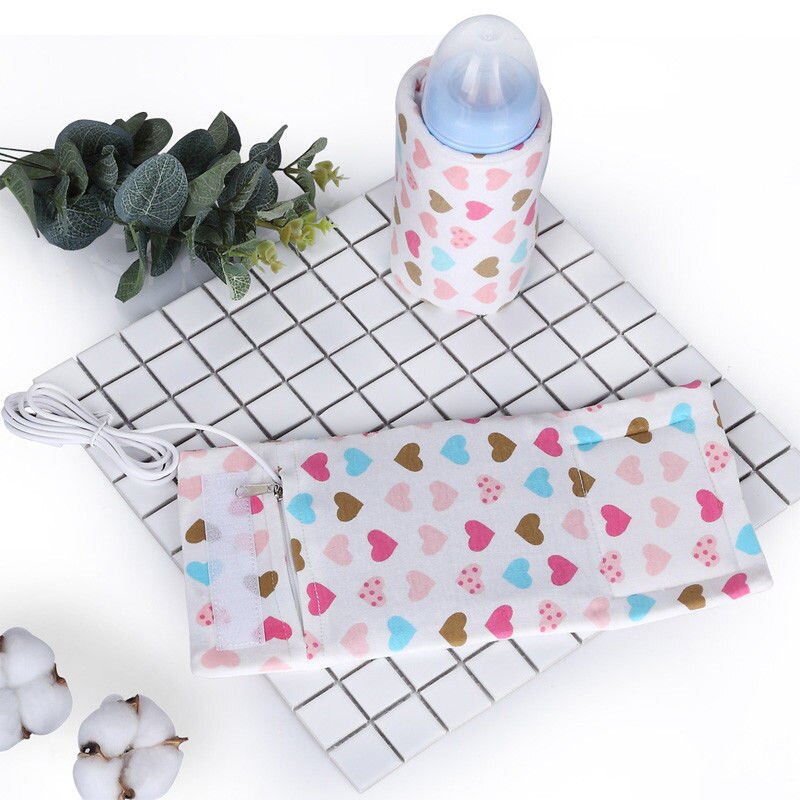 Couvercle isolant de biberons USB | Pour enfants, protection pour l'alimentation du lait, Portable, UK: Heart