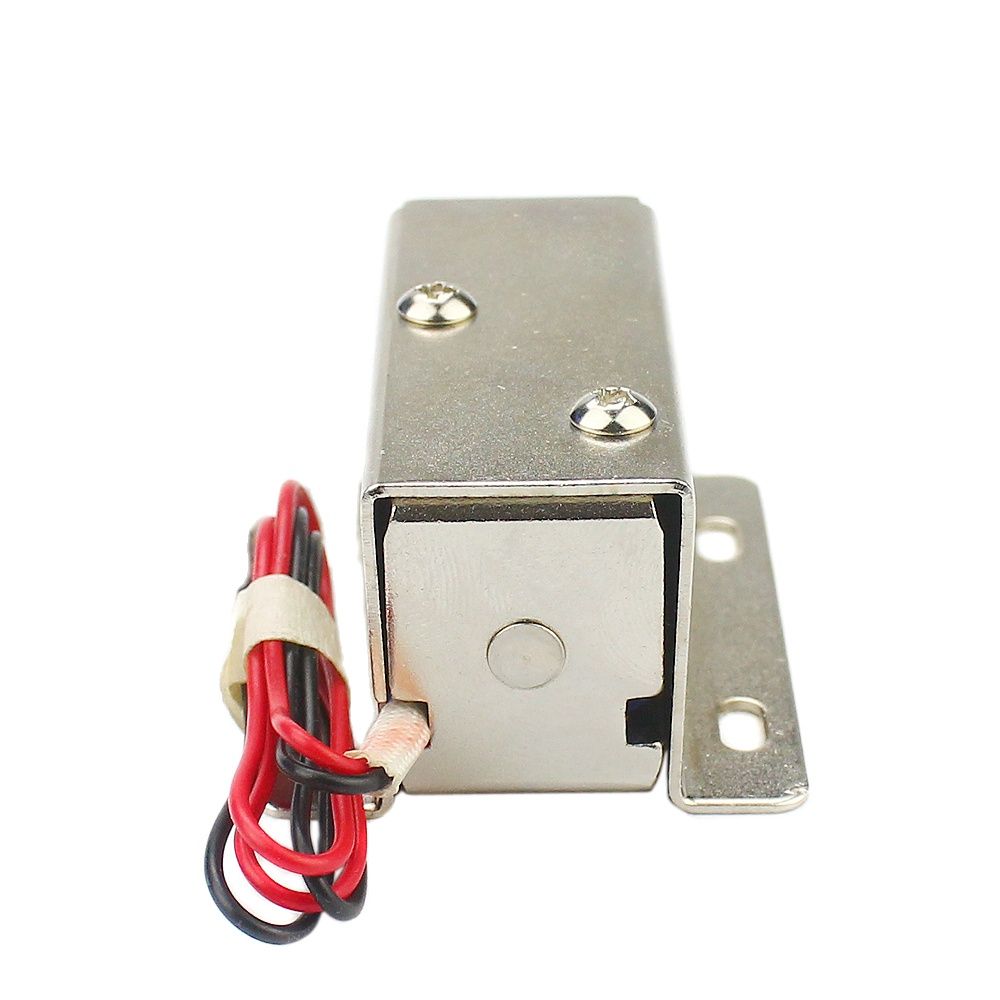 DC small electric control lock DC12v access control electronic lock door lock mini electric bolt lock electromagnetic door lock