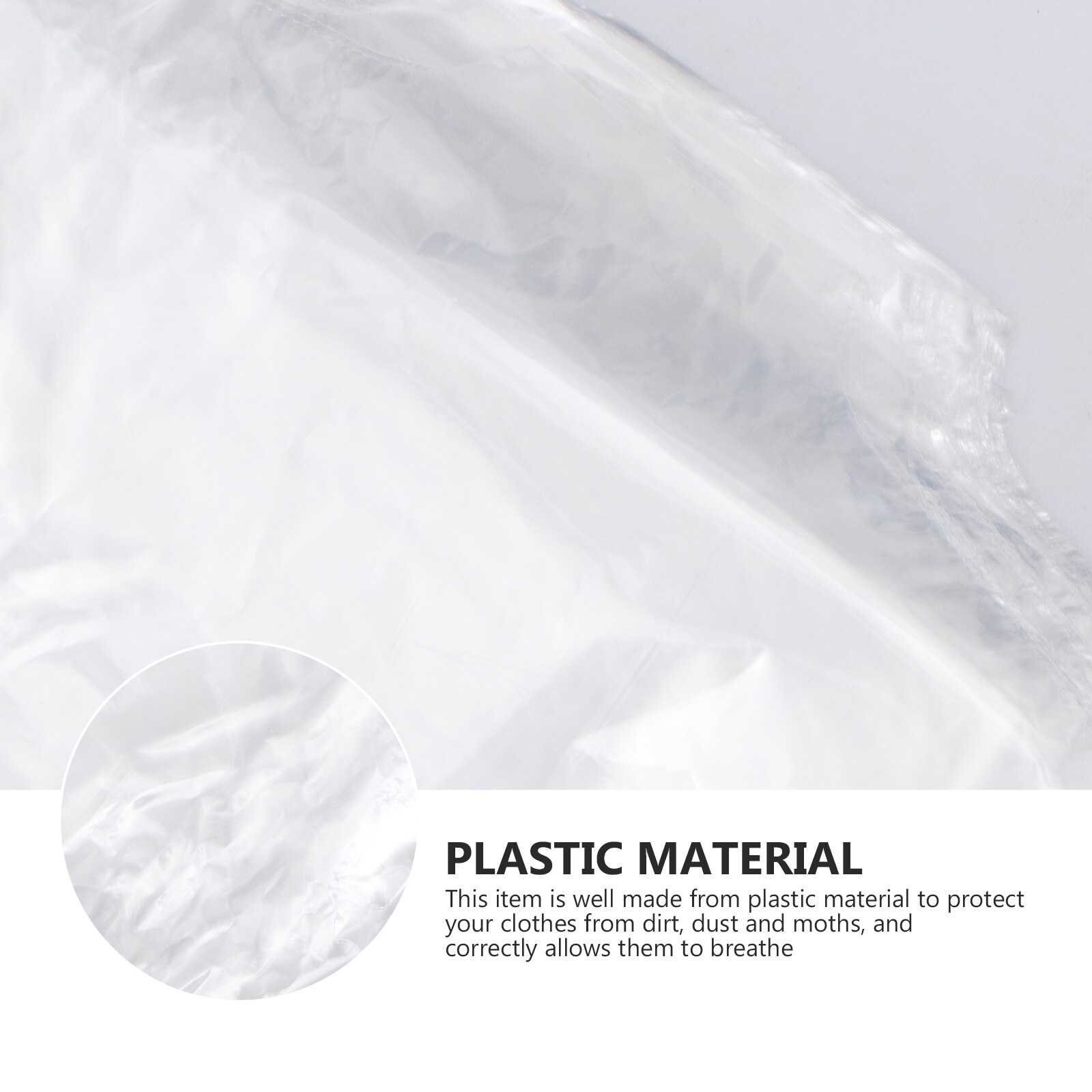 50 pcs 60*100cm Clothes Dust Cover Disposable Garment Dust Shield Garment Suit Bag