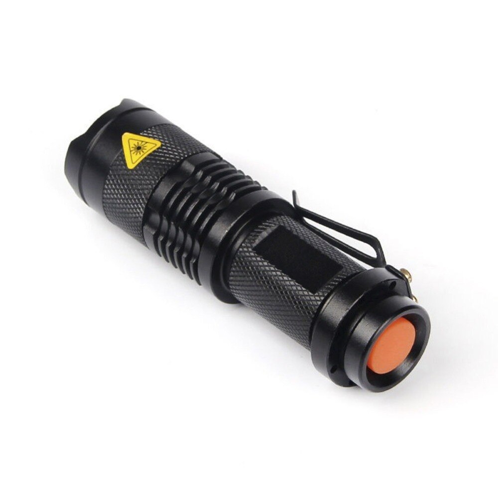 Zoomable Led mini UV Flashlight Torch Light Ultra Violet Light Blacklight UV Lamp AA Battery For Marker Checker Detection