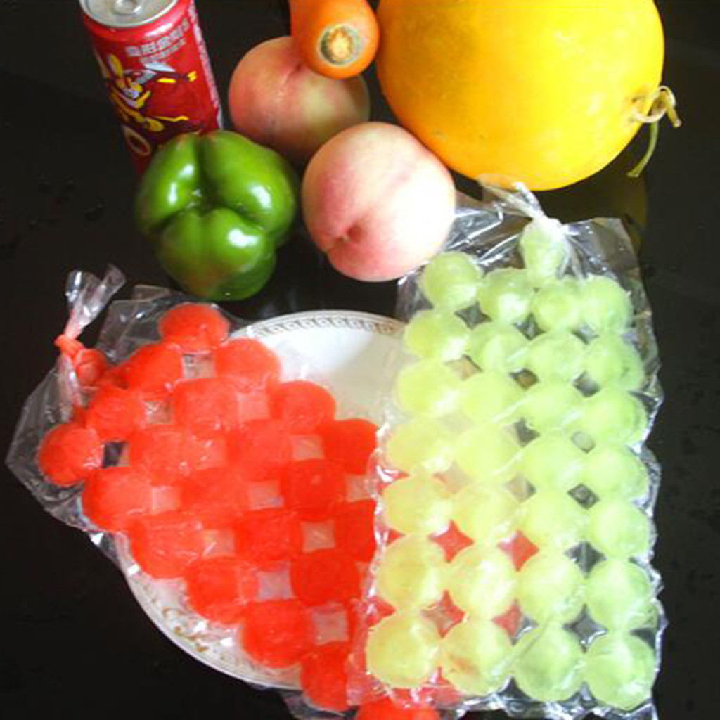 Bolsas de plástico para hielo de una sola vez, 28 rejillas, bolsas de almacenamiento de helados, paquete de cubitos de hielo, paquete de hielo autosellado #35