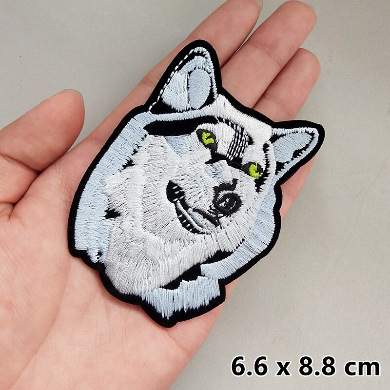 Tijger Wolf Adelaar Borduurwerk Patches Ijzer Op Patch Geborduurde Patchs Badge Applicaties Dier Voor Kleding Stickers Rugzak Zakken: 711