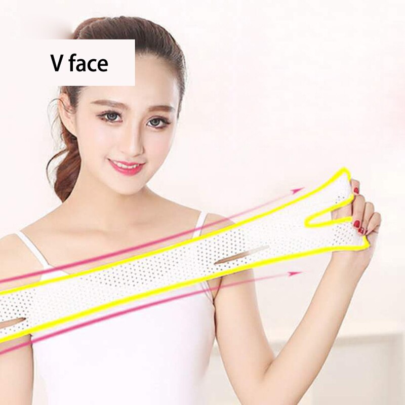 Face Care Slim Down Bandage Small Face Shaping Belt Double Chin Lifting Tight Facial Massager Anti Cellulite Face Mask Belts