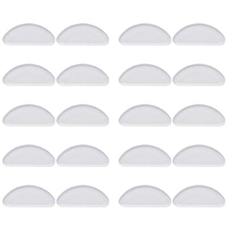 5 Pairs Glasses D Shape Silicone Eyewear Accessories Nose Pad For Sunglasses Non-slip Thin Nosepads