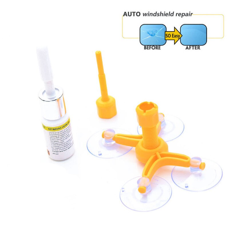 Auto Car Glass Window Cracks Repair Liquid Corrector Repair Fluid Windshield Side Window Repair Kit