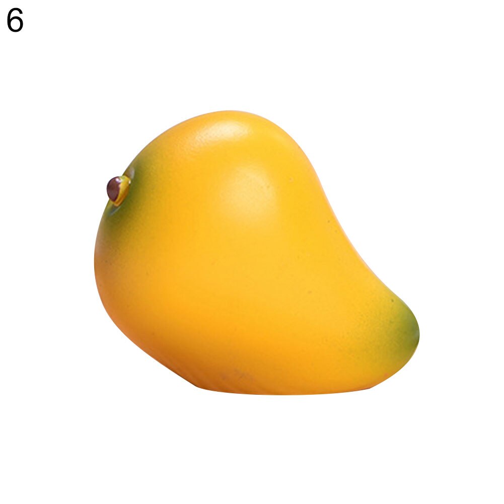 Simulaatio hedelmät mini vesimeloni mansikka mango maisema koristeet työpöydän sisustus kodin sisustus koristeet tarvikkeet: 6
