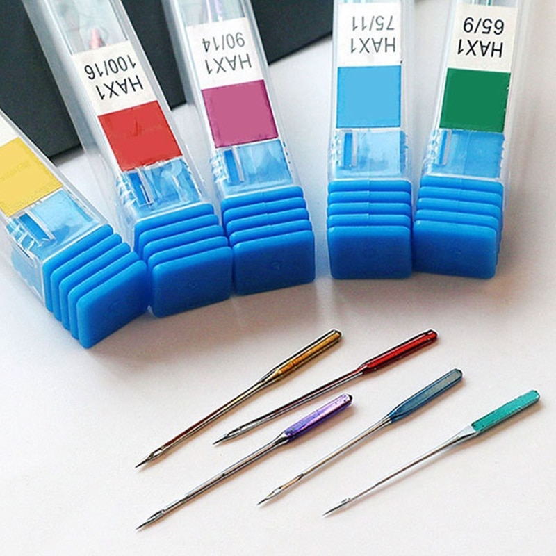 Sewing Machine Needles Universal for Singer Brother Bernina Assorted Size 15PCS