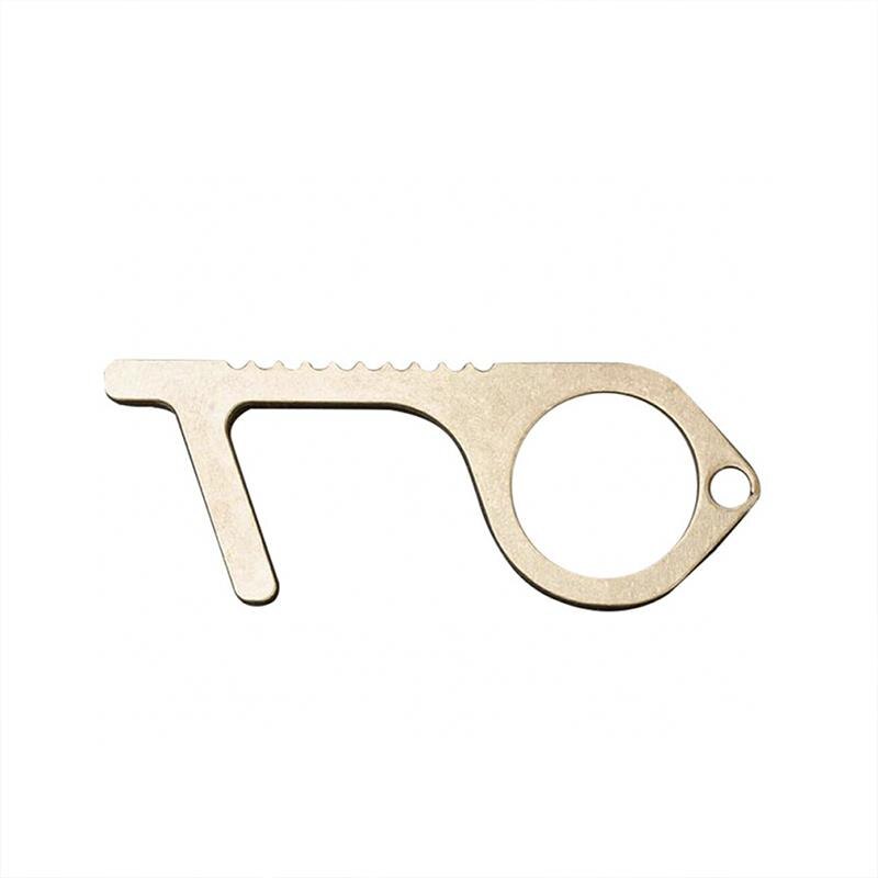 Hook Makes It Easy For Users To Pull The Handle Non-Contact Safety Door Antibacterial Brass EDC Door Opener