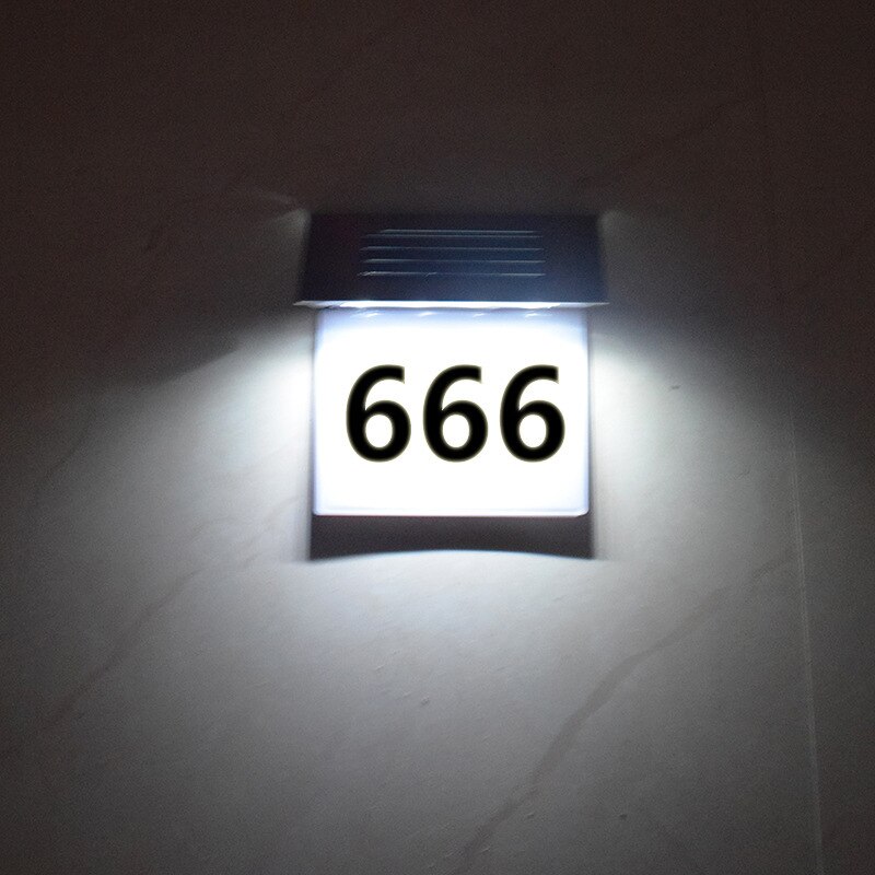 Yanke led waterdichte zonne-energie buitenlamp op zonne-energie, koel wit, hoge helderheid, automatische wandlamp op zonne-energie: Default Title