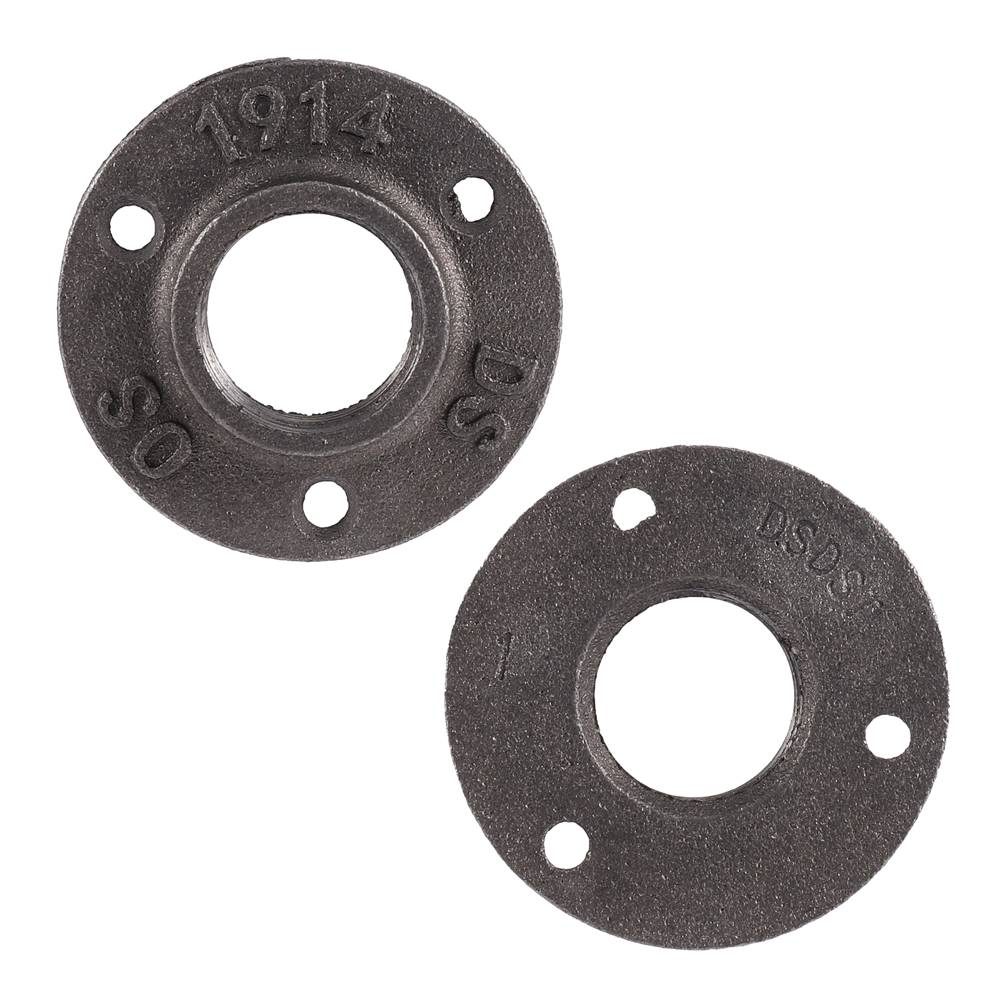 Boden flansch 1/2 "3/4" 1 "Innengewinde Rohr flansch Industrie Kunststoff Eisen Rohr verschraubungen Garten dekorative Lieferungen