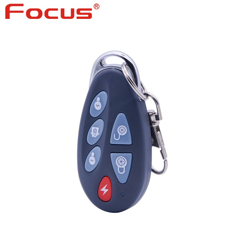 Focus 433mhz 868mhz Wireless Arm Disarm Remote Control 6 Key-button Remote Control Which Can Be Control Power Switch