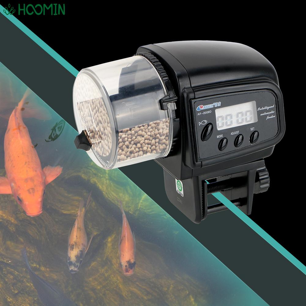 100 ML LCD Display Auto Fish Feeder with Timer Feeding Dispenser Electronic Automatic Food Feeder for Aquarium Fish Tank