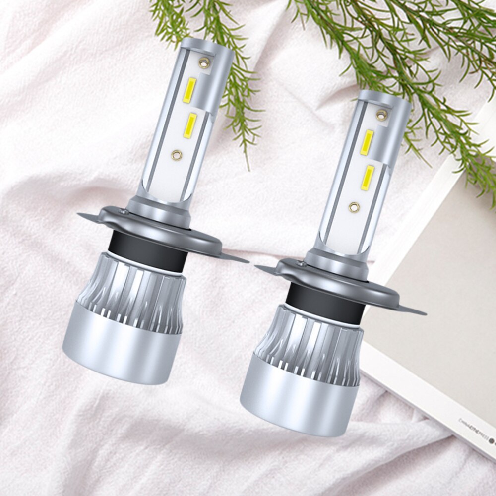 1 Paar Utility H1 Led Koplamp Lamp 60W 9-36V 6000LM Led Dimlicht geïntegreerde Mistlamp: As Shown 1