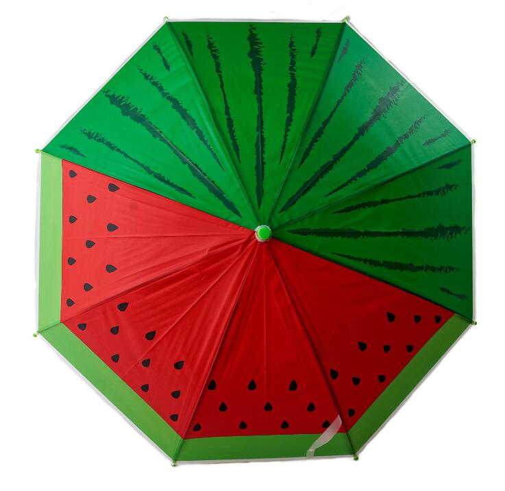 Novo estilo de frutas crianças guarda-chuva dos desenhos animados náilon capitão ensolarado e chuvoso guarda-chuva crianças estudantes carregam suprimentos: 06