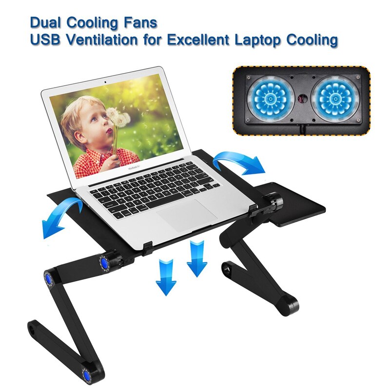 Adjustable Foldable Bed Table Laptop Desk Stand Holder for Macbook Mac Book Xiaomi Notebook Lap Desk Organizer Standing Lapdesk