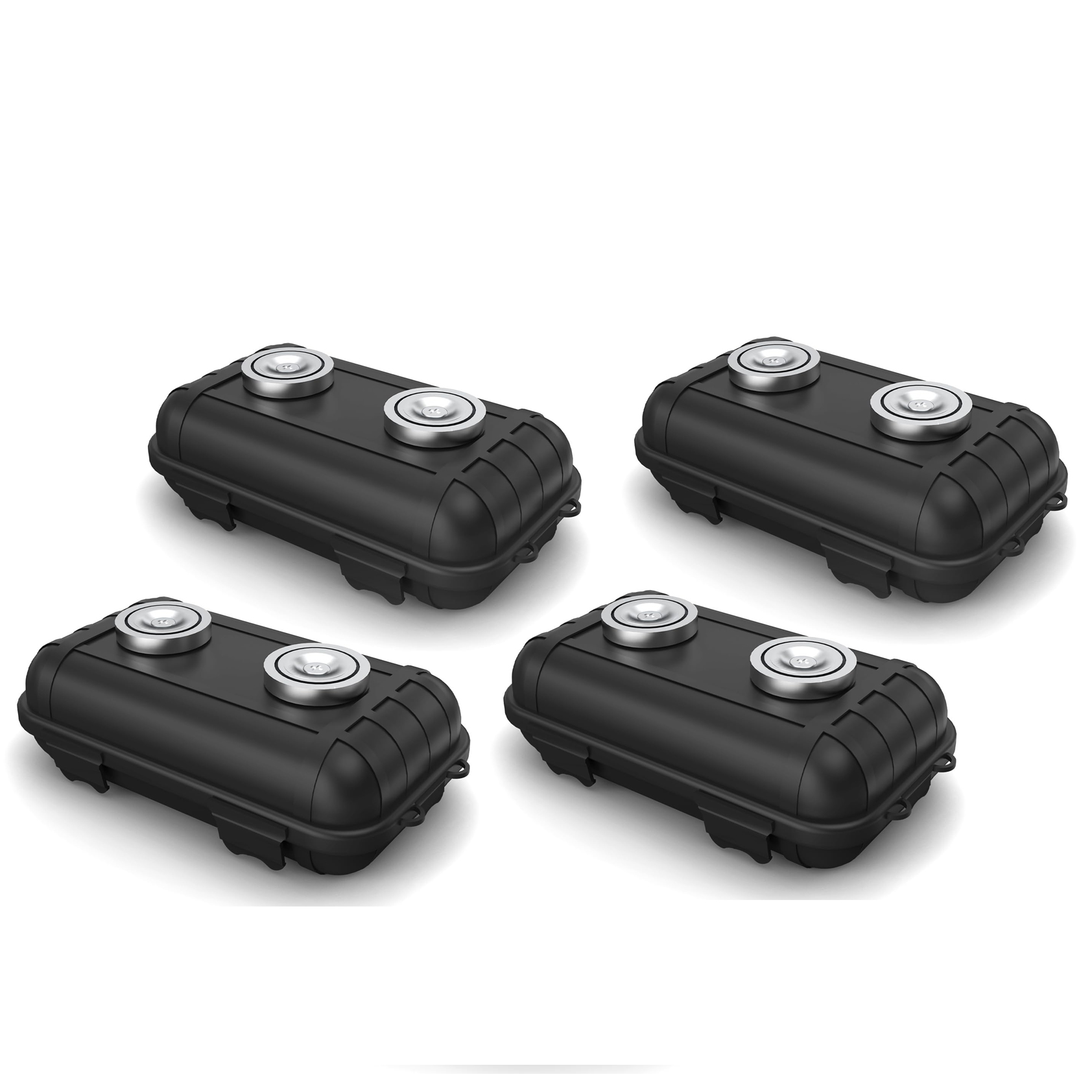 Magnetische sleutelhouder onder auto Verberg een sleutel buiten Buiten Waterdichte sleutelverbergdoos voor kamperen Road Trip RV Lange afstandsreizen: green