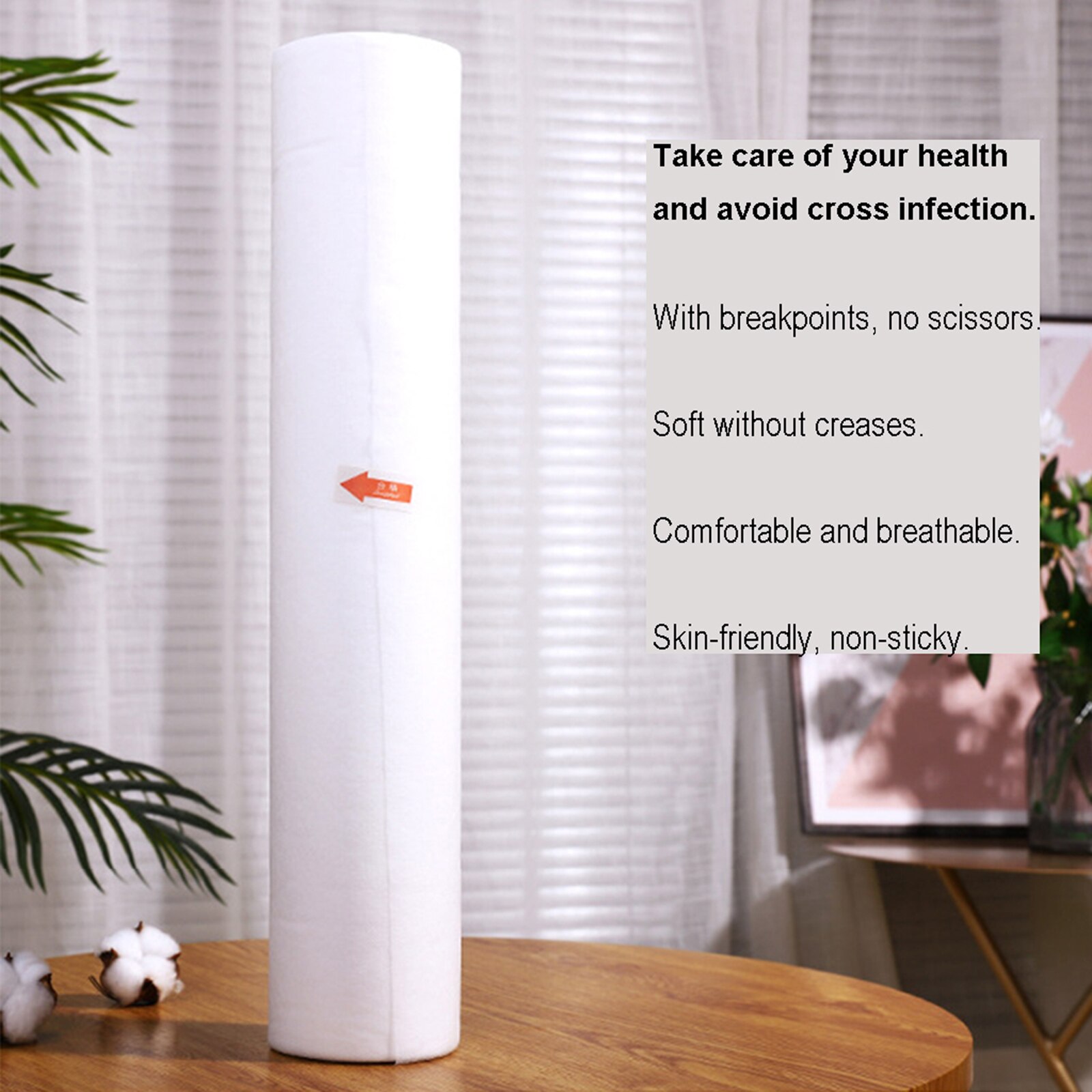 100 st/rulle lakan papper matt handduk non-woven bordsöverdrag försörjning spa engångslakan massage bord täcka rullpapper