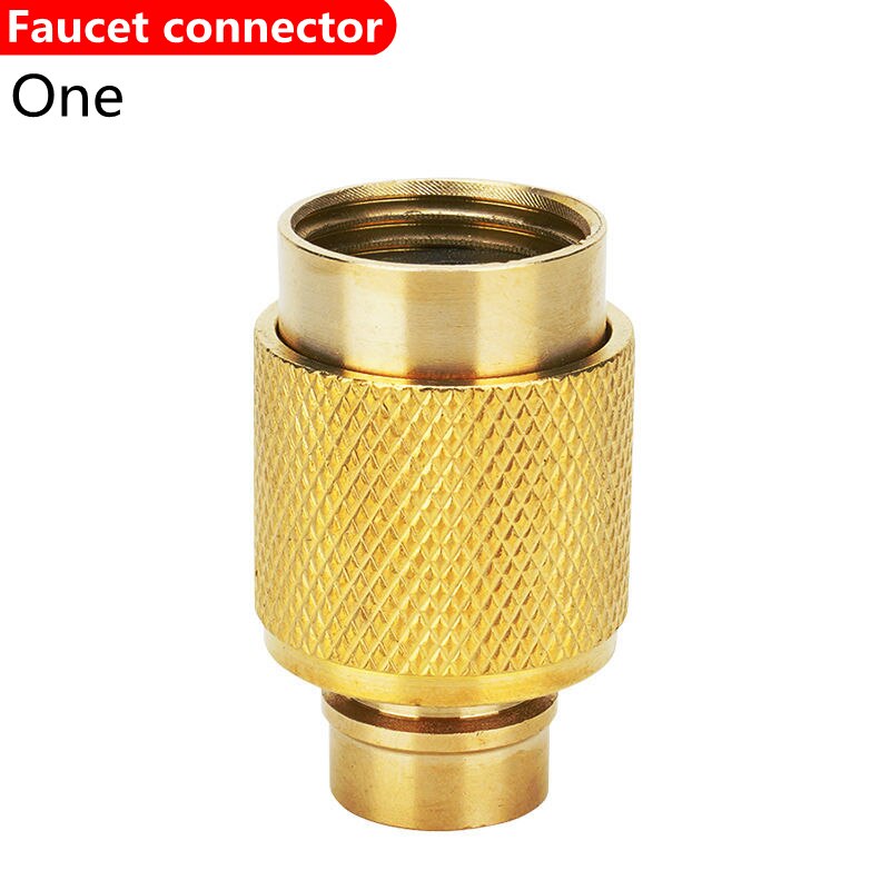 Alargador de pared tallado en Grifo para jardín antiguo de aleación de Zinc, adaptador de grifo de riego: Brass adapter