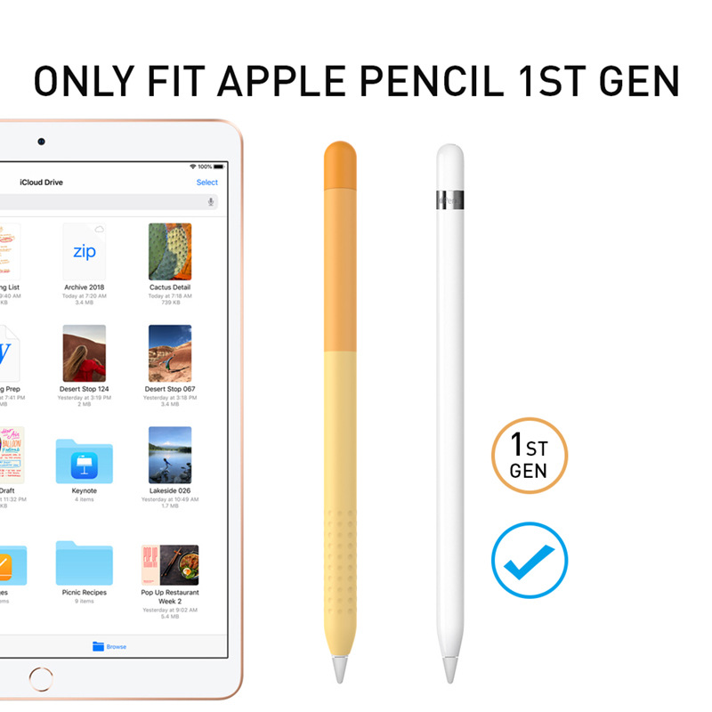 For Apple Pencil 1st Gen - Gradient Color Protective Sleeve