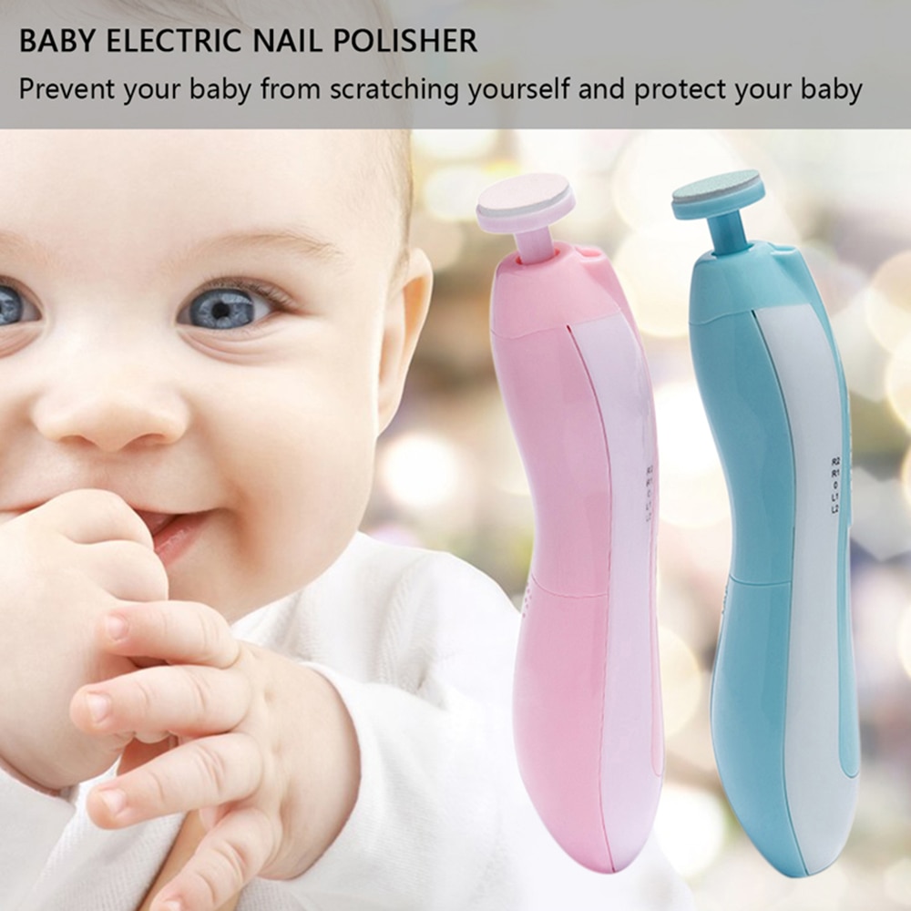 Abay veilige elektrische nagelknipper, nageltrimmer voor baby's, manicure, pedicure, tondeuse, schaar, nagelverzorging voor kinderen en baby's