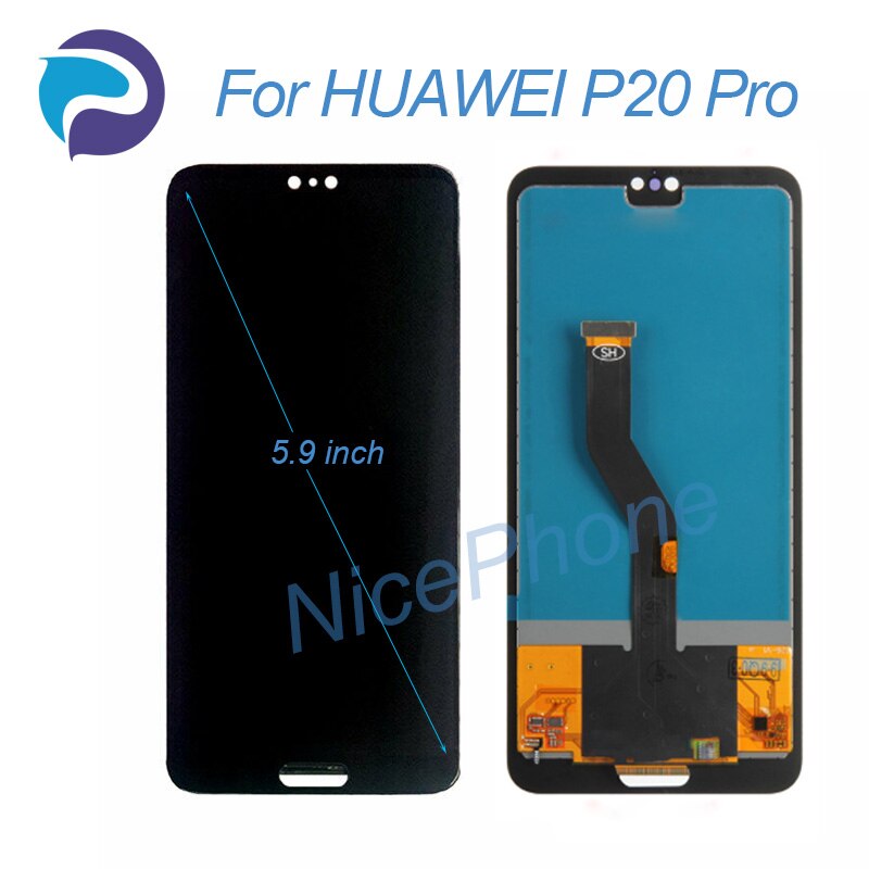 Huawei P20 Pro Lcd-scherm 2240 1080 Touch Digitizer Scherm Vergadering Vervanging CLT-L29C/L29/L09C/L09/AL00/AL01/TL01/AL00L/L04: 5.9 Black LCD only