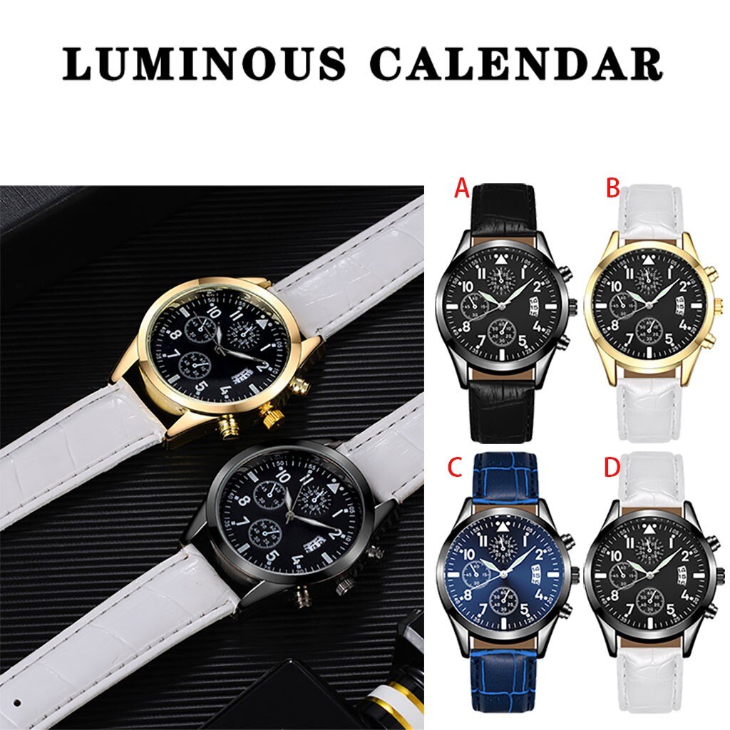 Relogio Masculino Mens Watches Top Brand Luxury Men's Business Quartz Watch For Men Casual Leather Watch With Calendar