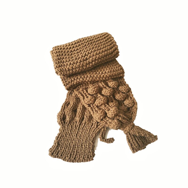 knitted wool neck manual rod needle thick needle wool winter warm scarf shawl