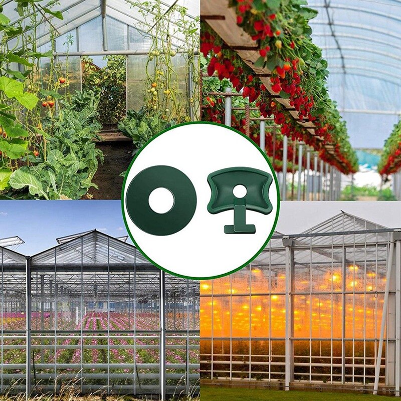 Greenhouse Twist Clips,Greenhouse Fixing Clips and Washers Greenhouse Extender Corner Clips for Greenhouse Shading