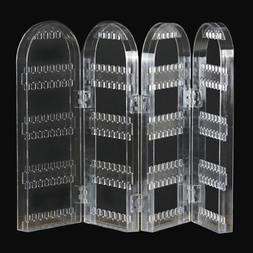 Arrivals 2/3/4 Fans Panels Jewelry Display Jewelry Organizer Earring Organizer Acrylic Jewelry Holder Makeup Organizer